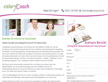 Tablet Screenshot of franchise.calorycoach.de